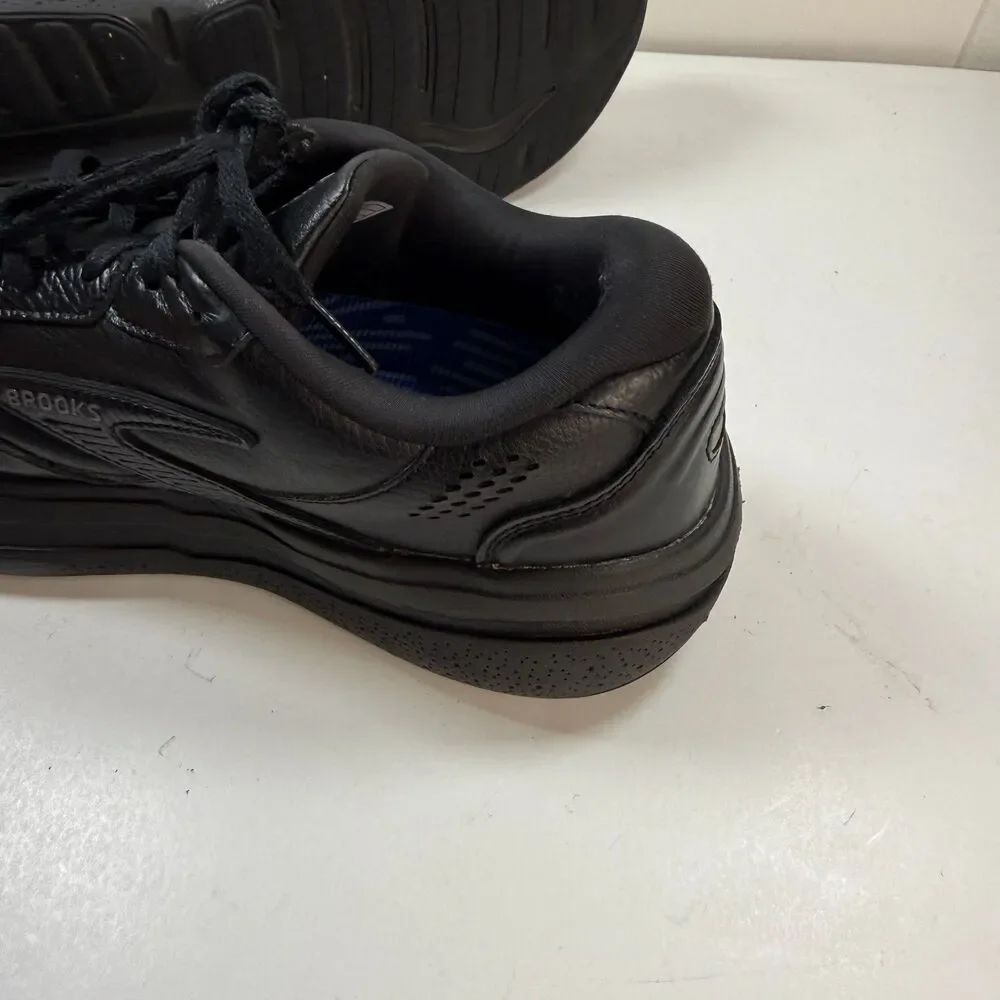Brooks Ghost Max L 1104431D072 Mens US 10 D Running Shoes Black Leather Sneaker